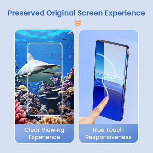 HD/Anti-Peeping Tempered Glass Screen Protector with Auto-Alignment Kit